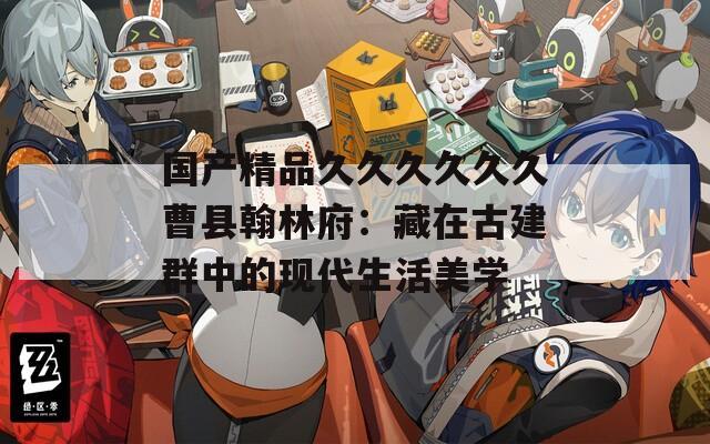 国产精品久久久久久久曹县翰林府：藏在古建群中的现代生活美学