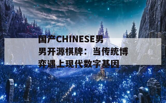 国产CHINESE男男开源棋牌：当传统博弈遇上现代数字基因