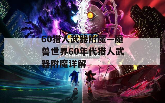 60猎人武器附魔—魔兽世界60年代猎人武器附魔详解